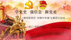 “清明祭英烈，共鑄中華魂”主題團日活動(dòng)